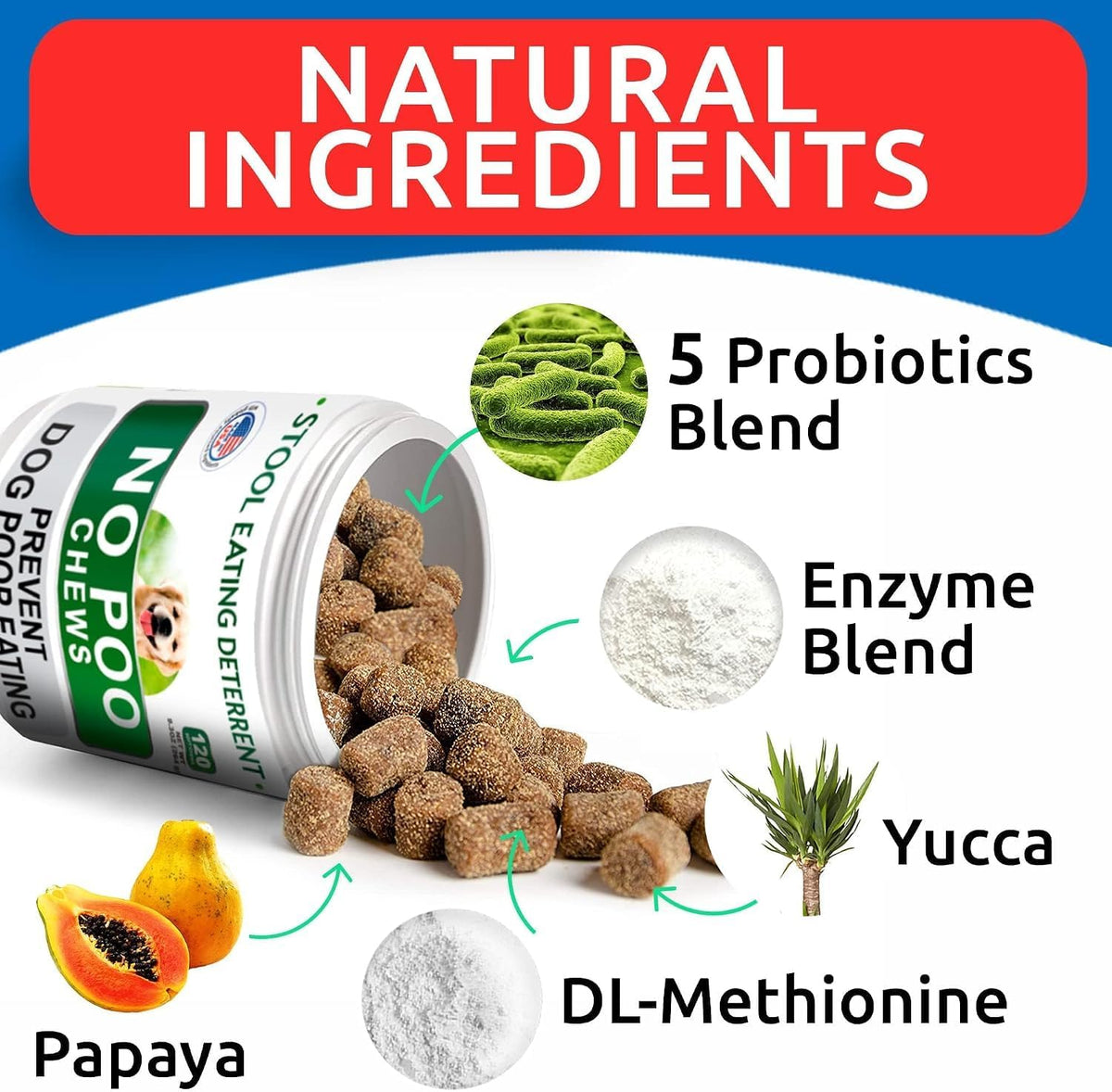 Dog Teeth Breath Freshener Chews, Dental Cleaning Treats