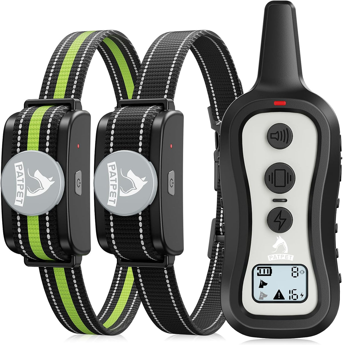 Dog Training Collar Shock Collar with Remote - 3 Training Modes, Beep, Vibration and Shock, Up to 1000 ft Remote Range, Rainproof for Small Medium Large Dogs