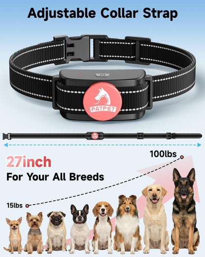 Dog Training Collar Shock Collar with Remote - 3 Training Modes, Beep, Vibration and Shock, Up to 1000 ft Remote Range, Rainproof for Small Medium Large Dogs