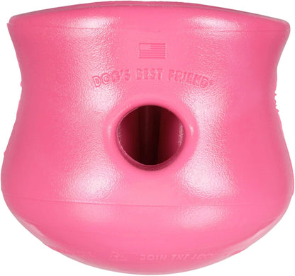 Zogoflex Toppl Interactive Treat Dispensing Puzzle Dog Toy for Mental Stimulation & Enrichment-Holds Kibble & Treats-Lickable, Freezable & Dishwasher Safe-Made in USA-Small-Granny Smith Green