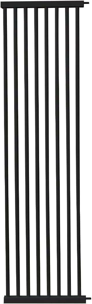 Extra Tall Cat Gate 55.12" High 26.18"-29.91" Wide Pet Gate Black | Dog Gate for Doorway Hallway Stairs Pressure Mounted Extra Wide 1.37" Gap No Drilling Auto-Close One-Handed Operation