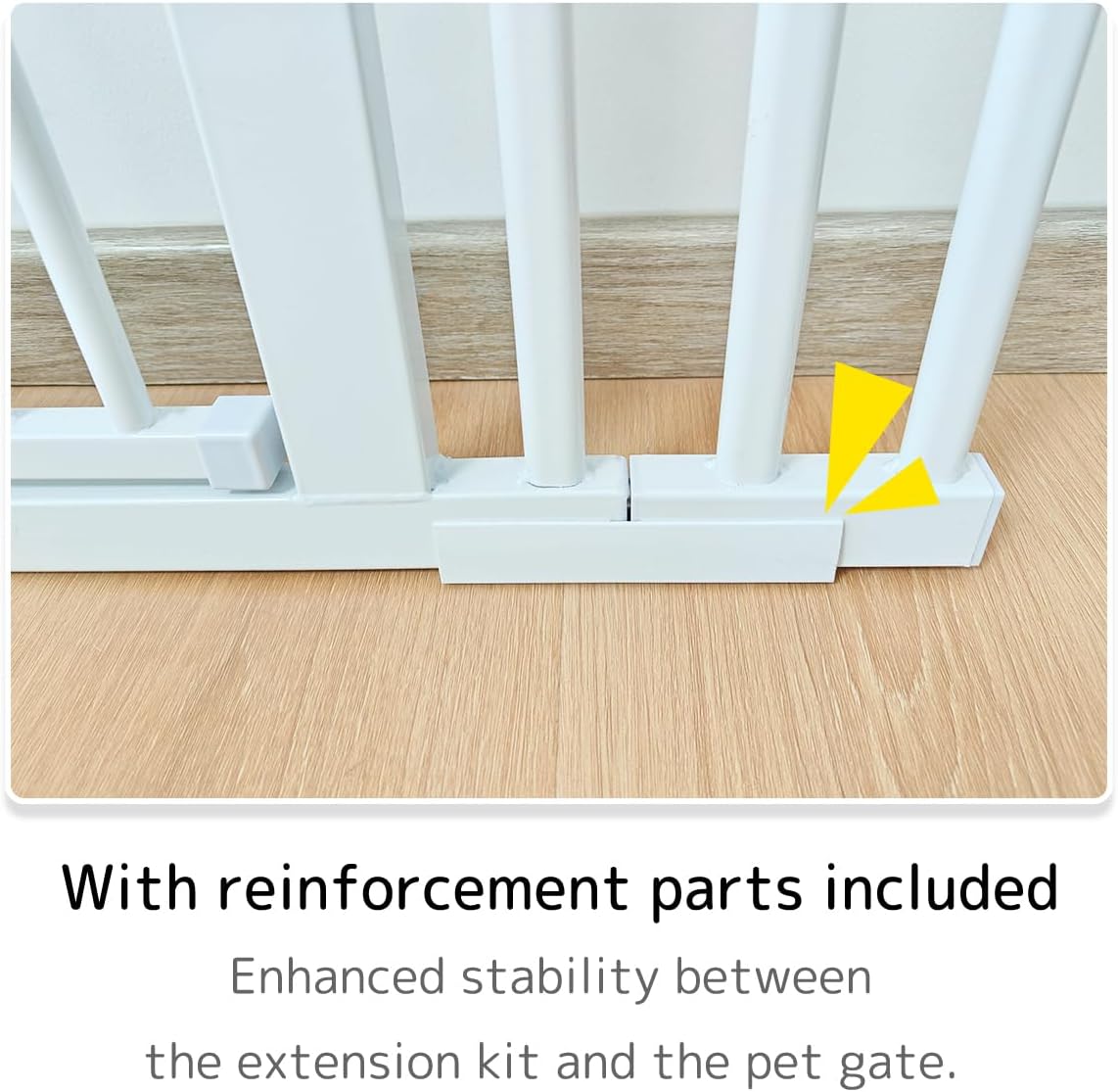 Extra Tall Cat Gate 55.12" High 26.18"-29.91" Wide Pet Gate Black | Dog Gate for Doorway Hallway Stairs Pressure Mounted Extra Wide 1.37" Gap No Drilling Auto-Close One-Handed Operation