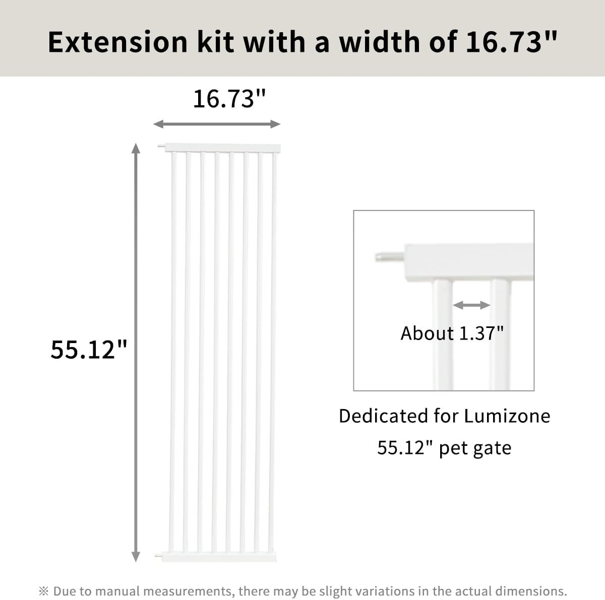 Extra Tall Cat Gate 55.12" High 26.18"-29.91" Wide Pet Gate Black | Dog Gate for Doorway Hallway Stairs Pressure Mounted Extra Wide 1.37" Gap No Drilling Auto-Close One-Handed Operation