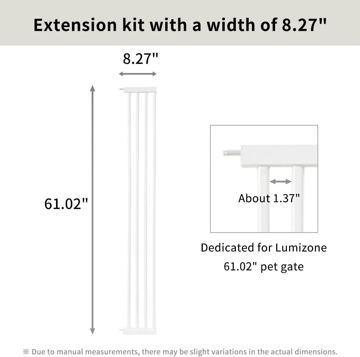 Extra Tall Cat Gate 55.12" High 26.18"-29.91" Wide Pet Gate Black | Dog Gate for Doorway Hallway Stairs Pressure Mounted Extra Wide 1.37" Gap No Drilling Auto-Close One-Handed Operation