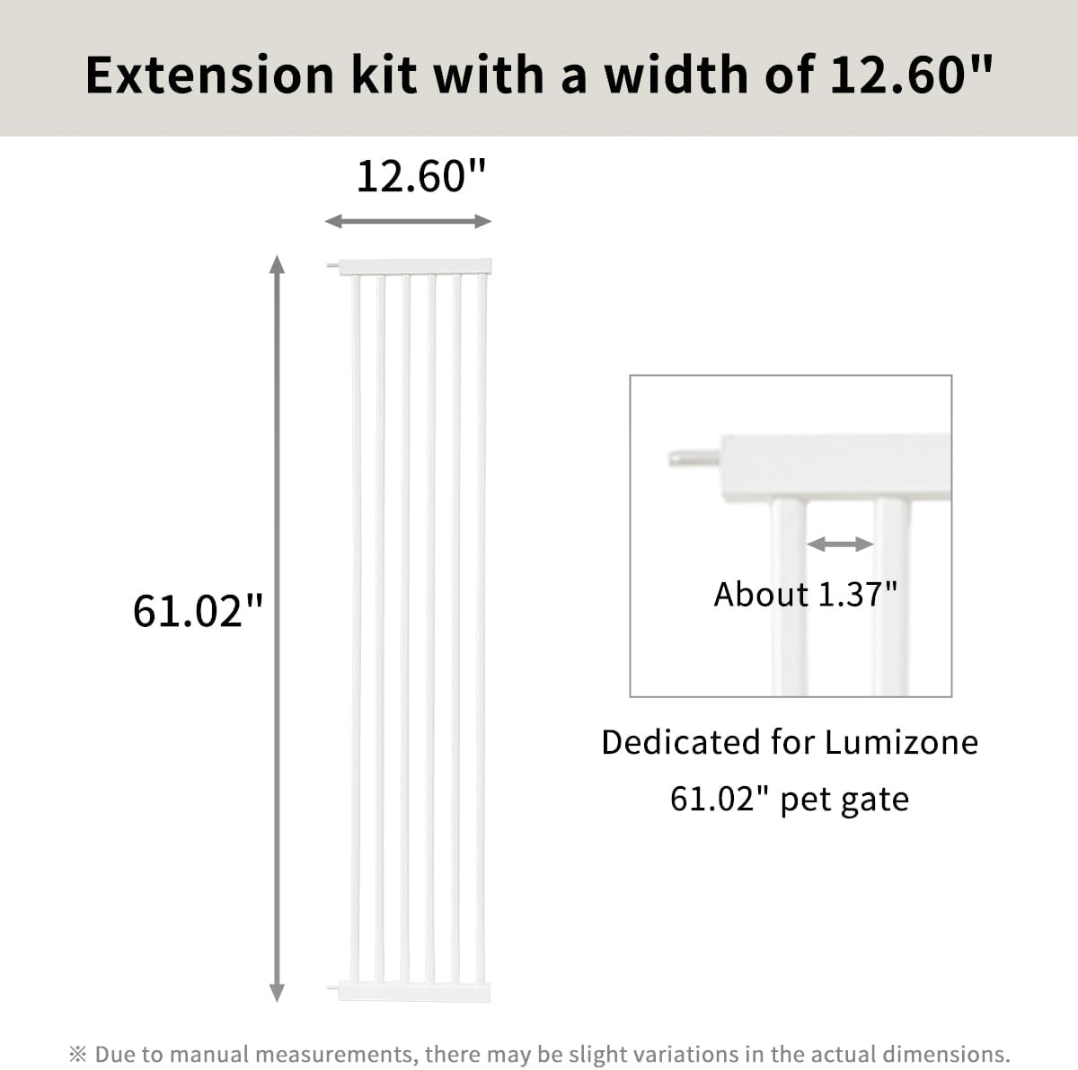 Extra Tall Cat Gate 55.12" High 26.18"-29.91" Wide Pet Gate Black | Dog Gate for Doorway Hallway Stairs Pressure Mounted Extra Wide 1.37" Gap No Drilling Auto-Close One-Handed Operation