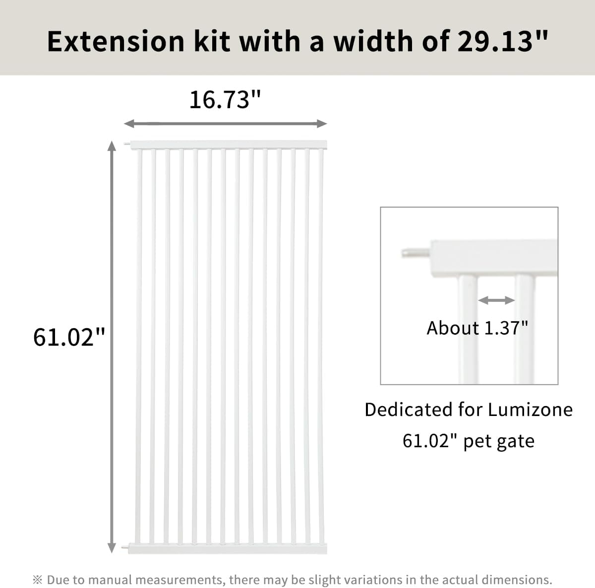 Extra Tall Cat Gate 55.12" High 26.18"-29.91" Wide Pet Gate Black | Dog Gate for Doorway Hallway Stairs Pressure Mounted Extra Wide 1.37" Gap No Drilling Auto-Close One-Handed Operation