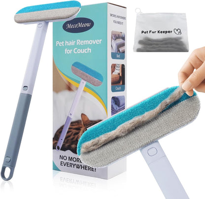 Pet Hair Removal Brush for Couch, Durable, Reusable, Washable Lint Cleaner for Dog and Cat Hair, Gentle on Furniture, Effective on Carpets, Clothing, Bedding-Basic