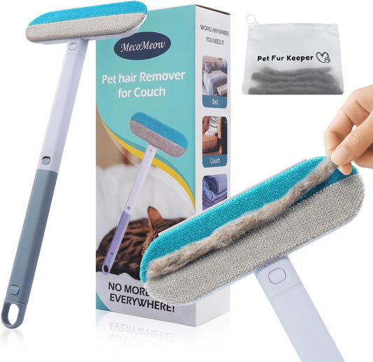 Pet Hair Removal Brush for Couch, Durable, Reusable, Washable Lint Cleaner for Dog and Cat Hair, Gentle on Furniture, Effective on Carpets, Clothing, Bedding-Basic