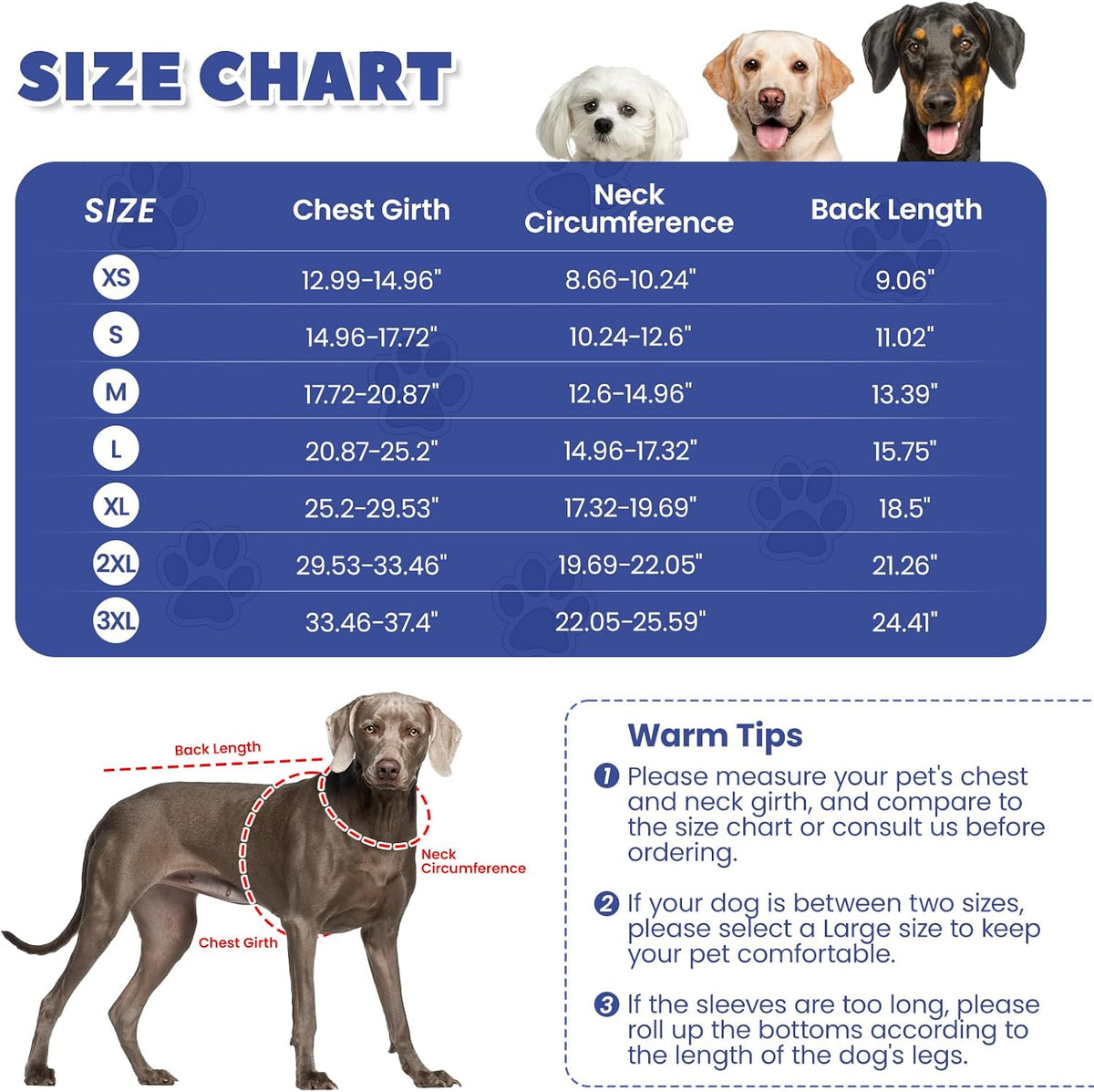Dog Surgery Recovery Suit, Long Sleeve Post Surgery Dog Onesie for Wound Protection, E-Collar Alternative Anti-Licking & Shedding Control, Soft Surgical Body Suit for Small Medium Large Dogs