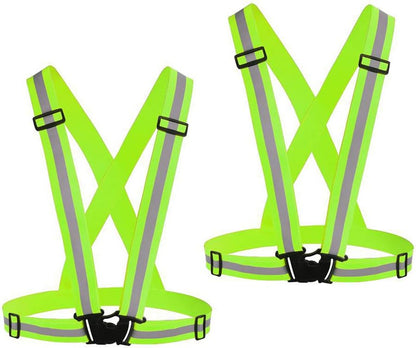 Reflective Vest Running Gear 2Pack, High Visibility Safety Vest