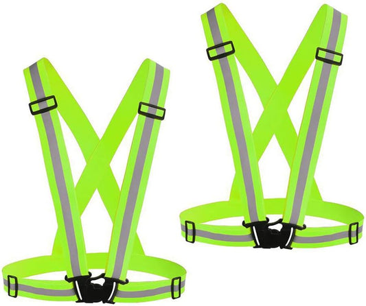 Reflective Vest Running Gear 2Pack, High Visibility Safety Vest