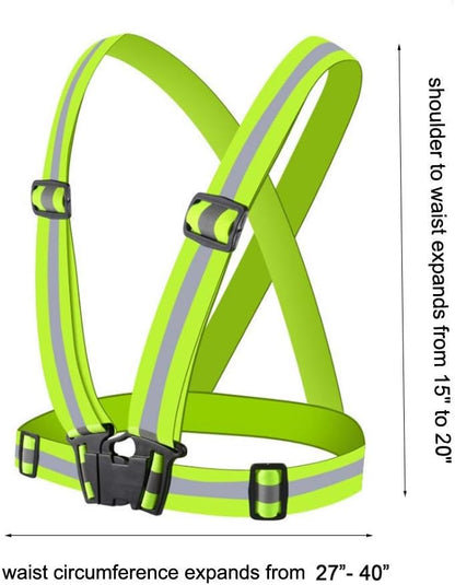 Reflective Vest Running Gear 2Pack, High Visibility Safety Vest