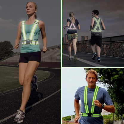 Reflective Vest Running Gear 2Pack, High Visibility Safety Vest