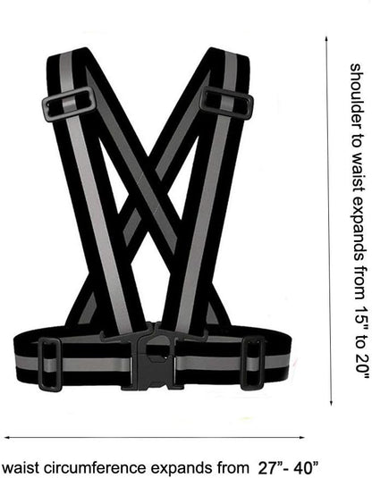 Reflective Vest Running Gear 2Pack, High Visibility Safety Vest