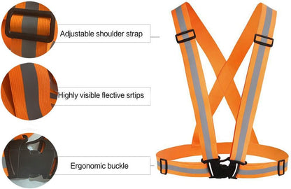 Reflective Vest Running Gear 2Pack, High Visibility Safety Vest