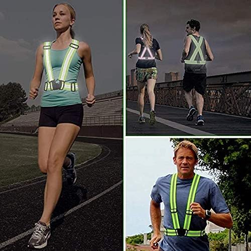 Reflective Vest Running Gear 2Pack, High Visibility Safety Vest