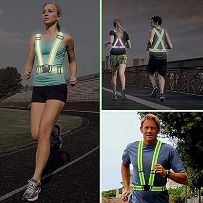 Reflective Vest Running Gear 2Pack, High Visibility Safety Vest