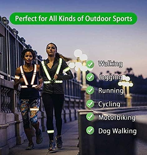 Reflective Vest Running Gear 2Pack, High Visibility Safety Vest
