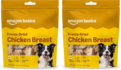 Freeze-Dried Raw Single Ingredient Dog Treats, Lamb Liver, High Protein, Healthy Training Treats or Meal Topper for all Dogs, Grain-Free, 3.3oz (Previously Wag)