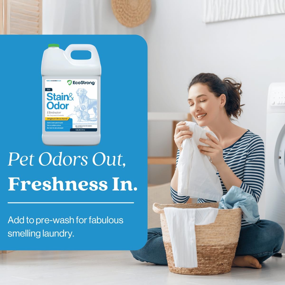 Pet Stain and Odor Remover - Cat Urine Enzyme Cleaner Destroyer, Urine Destroyer for Dogs, Pet Urine Enzyme Cleaner - 128 Oz