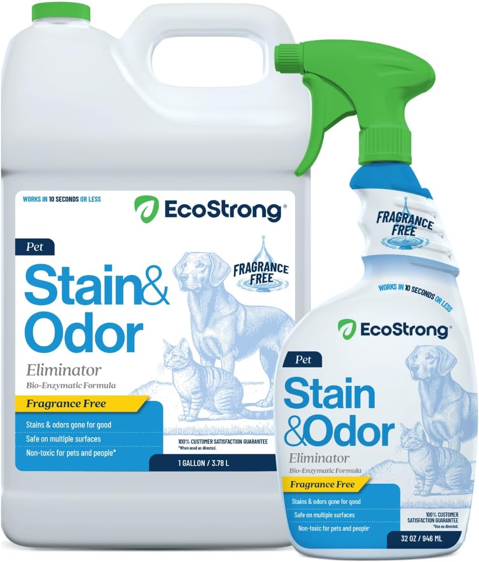 Pet Stain and Odor Remover - Cat Urine Enzyme Cleaner Destroyer, Urine Destroyer for Dogs, Pet Urine Enzyme Cleaner - 128 Oz