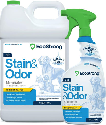 Pet Stain and Odor Remover - Cat Urine Enzyme Cleaner Destroyer, Urine Destroyer for Dogs, Pet Urine Enzyme Cleaner - 128 Oz