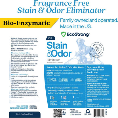 Pet Stain and Odor Remover - Cat Urine Enzyme Cleaner Destroyer, Urine Destroyer for Dogs, Pet Urine Enzyme Cleaner - 128 Oz