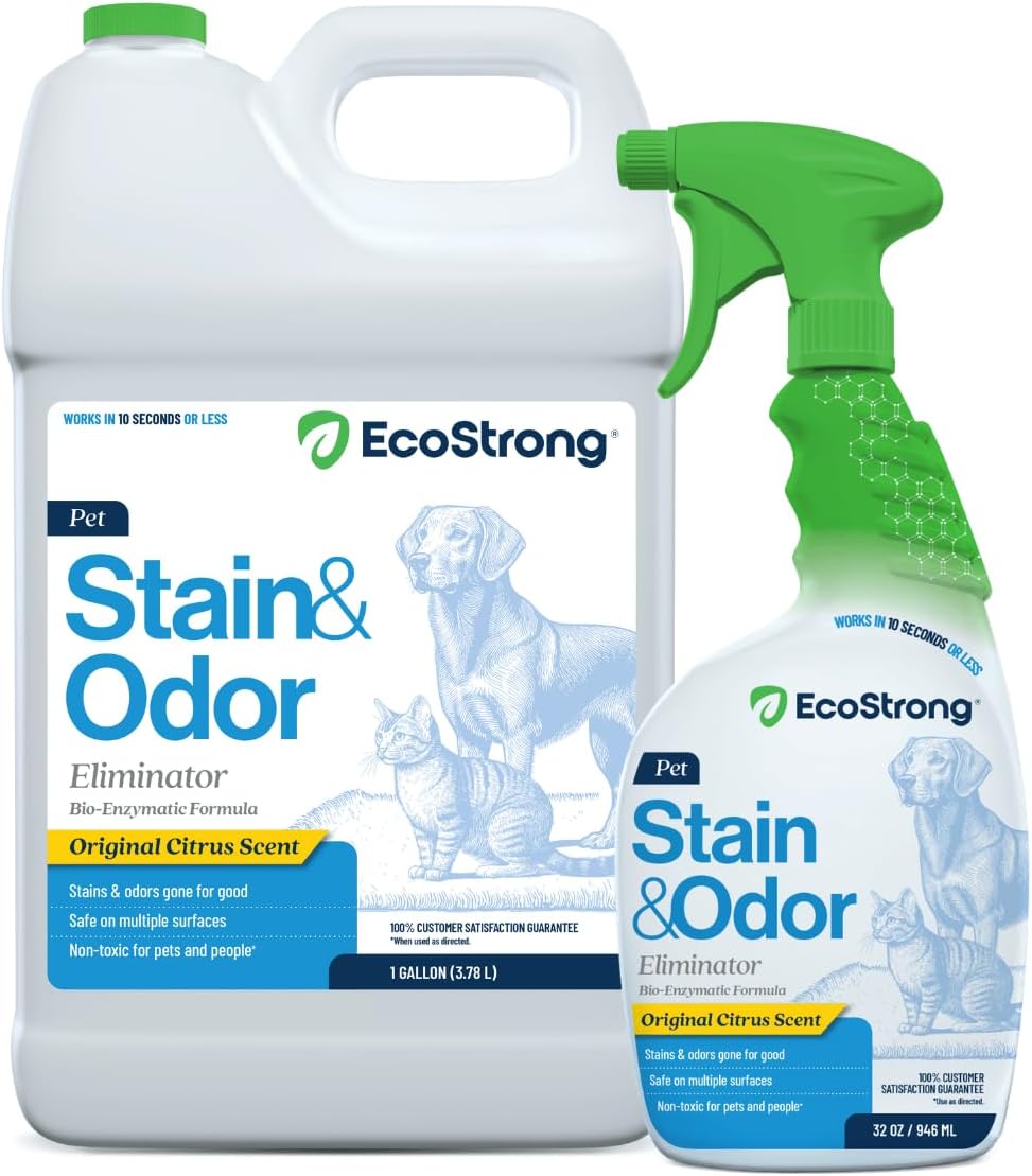 Pet Stain and Odor Remover - Cat Urine Enzyme Cleaner Destroyer, Urine Destroyer for Dogs, Pet Urine Enzyme Cleaner - 128 Oz