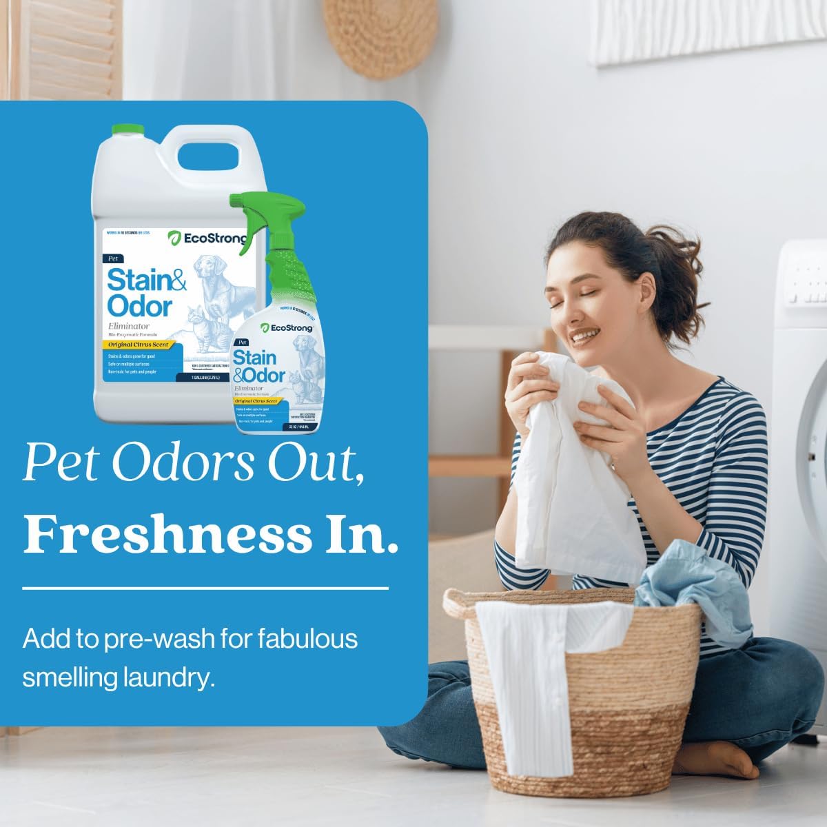Pet Stain and Odor Remover - Cat Urine Enzyme Cleaner Destroyer, Urine Destroyer for Dogs, Pet Urine Enzyme Cleaner - 128 Oz