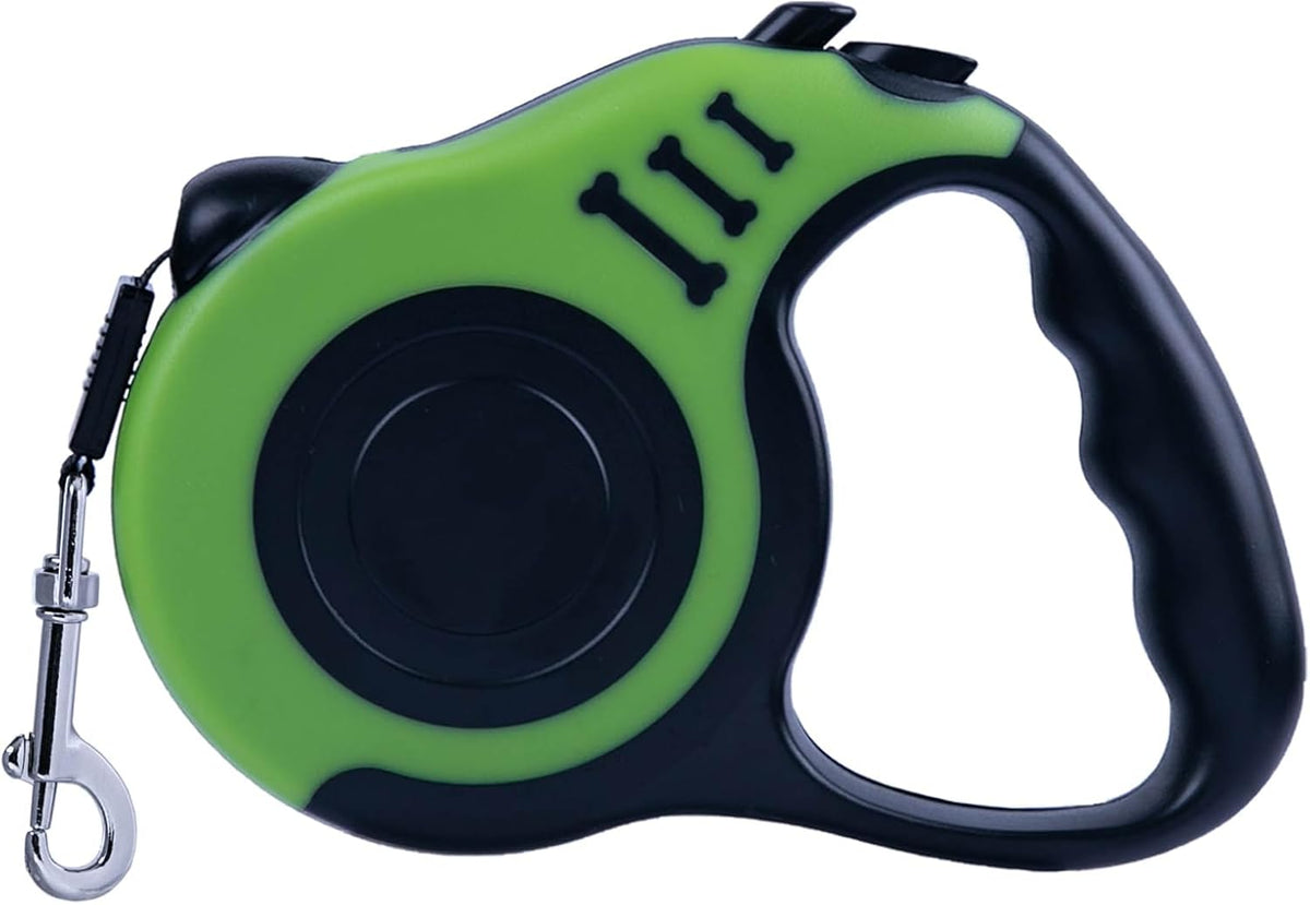 Retractable Dog Leash 10ft, Tangle-Free Expandable Leash for Small Dogs Up to 22lbs, Easy-Adjust Lock & Anti-Slip Handle for Safe Walks