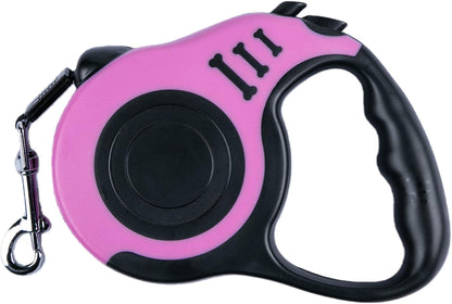 Retractable Dog Leash 10ft, Tangle-Free Expandable Leash for Small Dogs Up to 22lbs, Easy-Adjust Lock & Anti-Slip Handle for Safe Walks