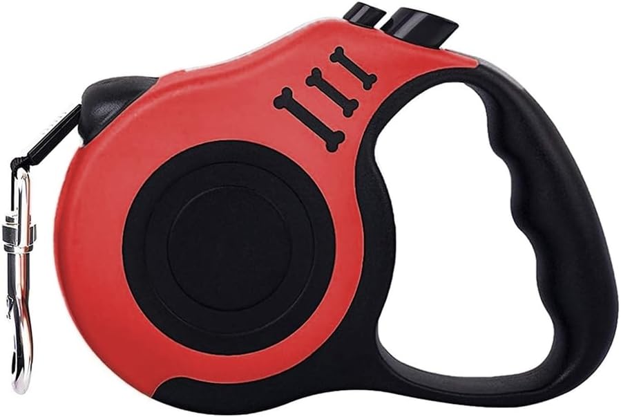 Retractable Dog Leash 10ft, Tangle-Free Expandable Leash for Small Dogs Up to 22lbs, Easy-Adjust Lock & Anti-Slip Handle for Safe Walks
