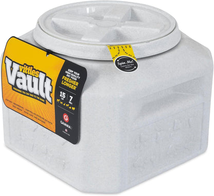 Vittles Vault Airtight Pet Food Storage Container + Scoop, Fits Up to 50lbs