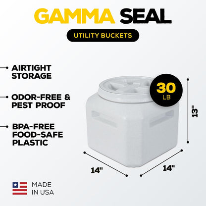 Vittles Vault Airtight Pet Food Storage Container + Scoop, Fits Up to 50lbs
