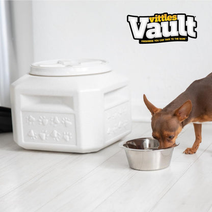Vittles Vault Airtight Pet Food Storage Container + Scoop, Fits Up to 50lbs