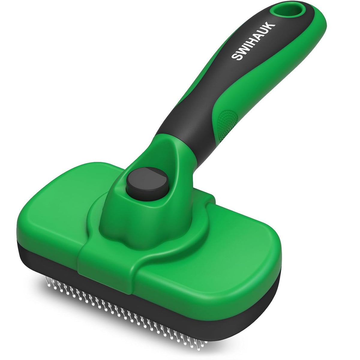 Self Cleaning Slicker Brush - Skin Friendly Deshedding Grooming Tool for Dogs & Cats, Suitable for Shedding & Haired Pets, with Pet Supplies Accessories, Blue