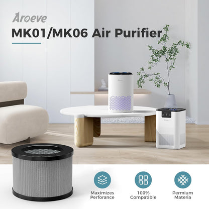 MK01A(MK01)&MK06A(MK06) Filter Replacement-Pet Dander Version(2Pack)
