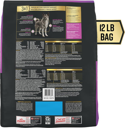 AdvantEDGE Senior Support Plus Shredded Blend Chicken and Rice Formula Dry Dog Food - 3.5 lb. Bag