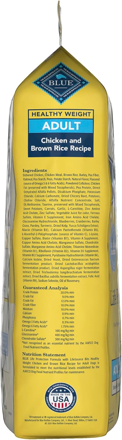 Blue Buffalo Life Protection Formula Chicken Adult Dry Dog Food, 5 lb