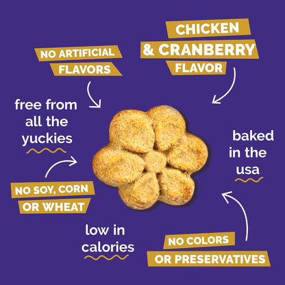Baked Dog Treats, Low Calorie Treats, Pumpkin & Banana, 7oz