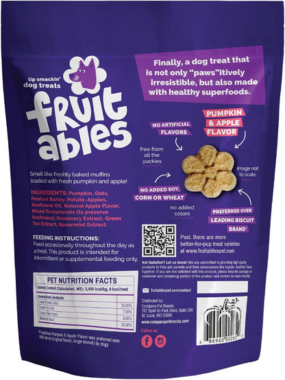 Baked Dog Treats, Low Calorie Treats, Pumpkin & Banana, 7oz