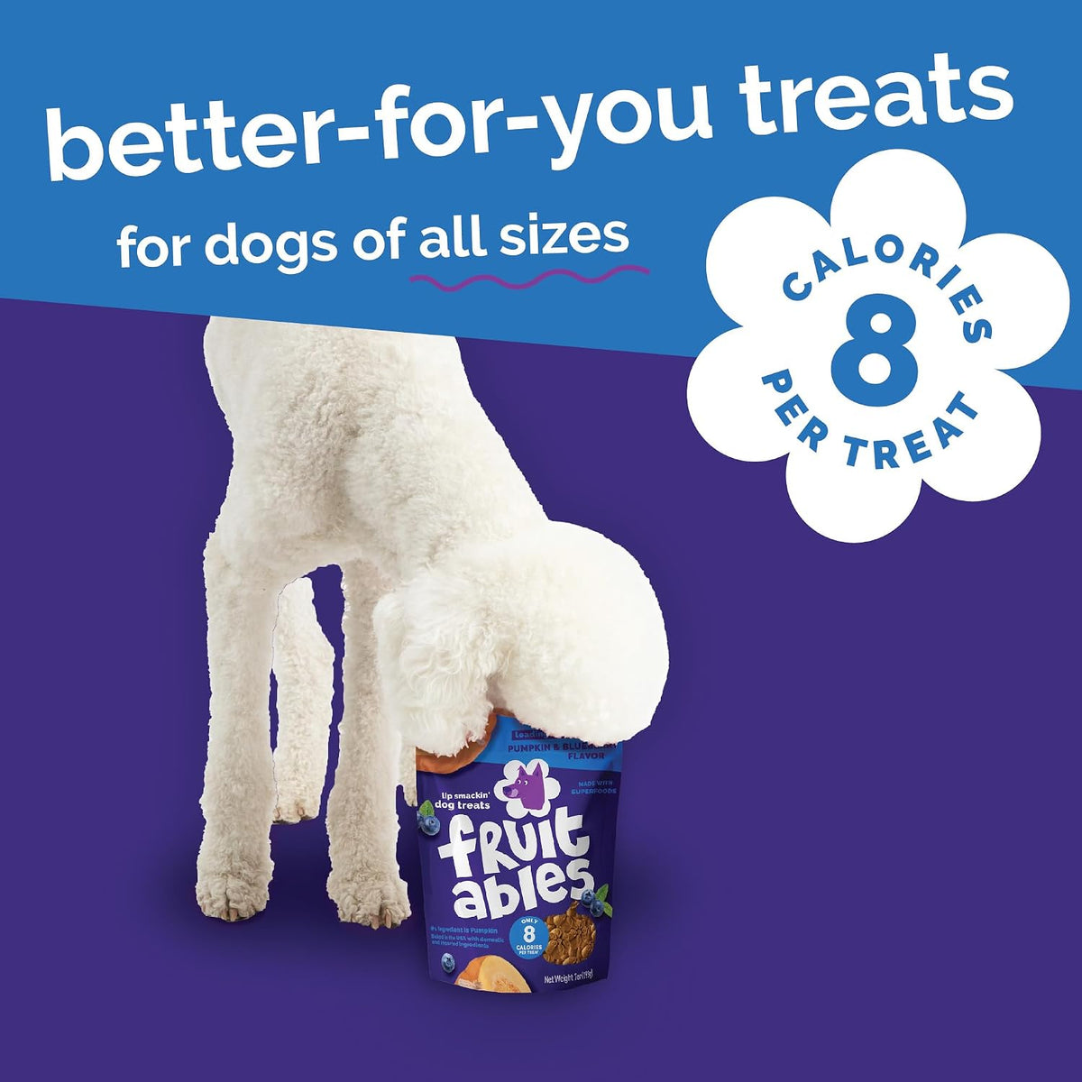Baked Dog Treats, Low Calorie Treats, Pumpkin & Banana, 7oz