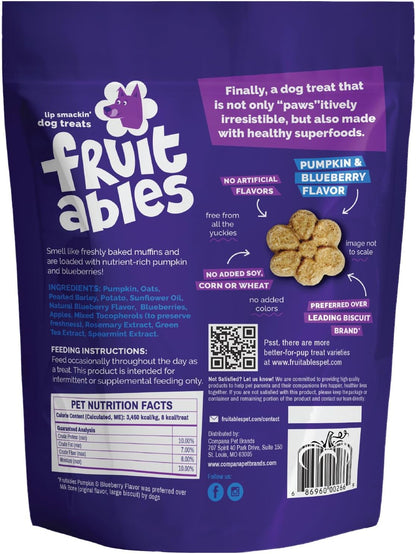 Baked Dog Treats, Low Calorie Treats, Pumpkin & Banana, 7oz