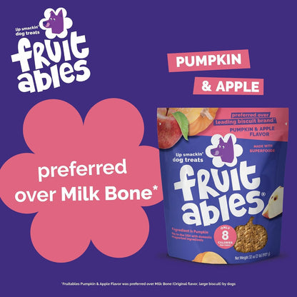 Baked Dog Treats, Low Calorie Treats, Pumpkin & Banana, 7oz