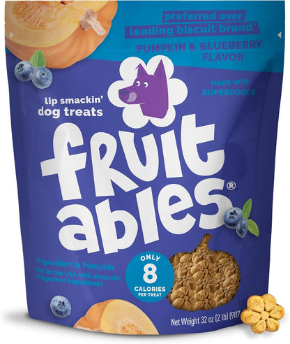 Baked Dog Treats, Low Calorie Treats, Pumpkin & Banana, 7oz