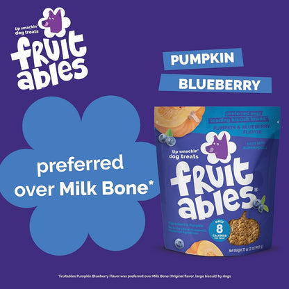 Baked Dog Treats, Low Calorie Treats, Pumpkin & Banana, 7oz