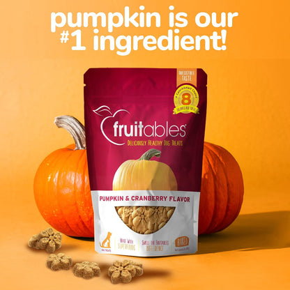 Baked Dog Treats, Low Calorie Treats, Pumpkin & Banana, 7oz