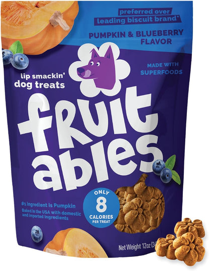 Baked Dog Treats, Low Calorie Treats, Pumpkin & Banana, 7oz