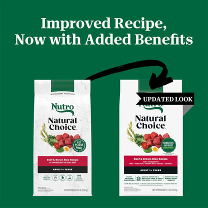 Natural Choice Adult Dry Dog Food, Beef & Brown Rice Recipe, 4.5 lb