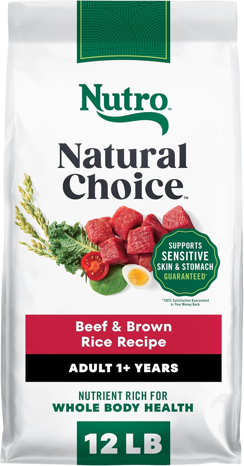 Natural Choice Adult Dry Dog Food, Beef & Brown Rice Recipe, 4.5 lb